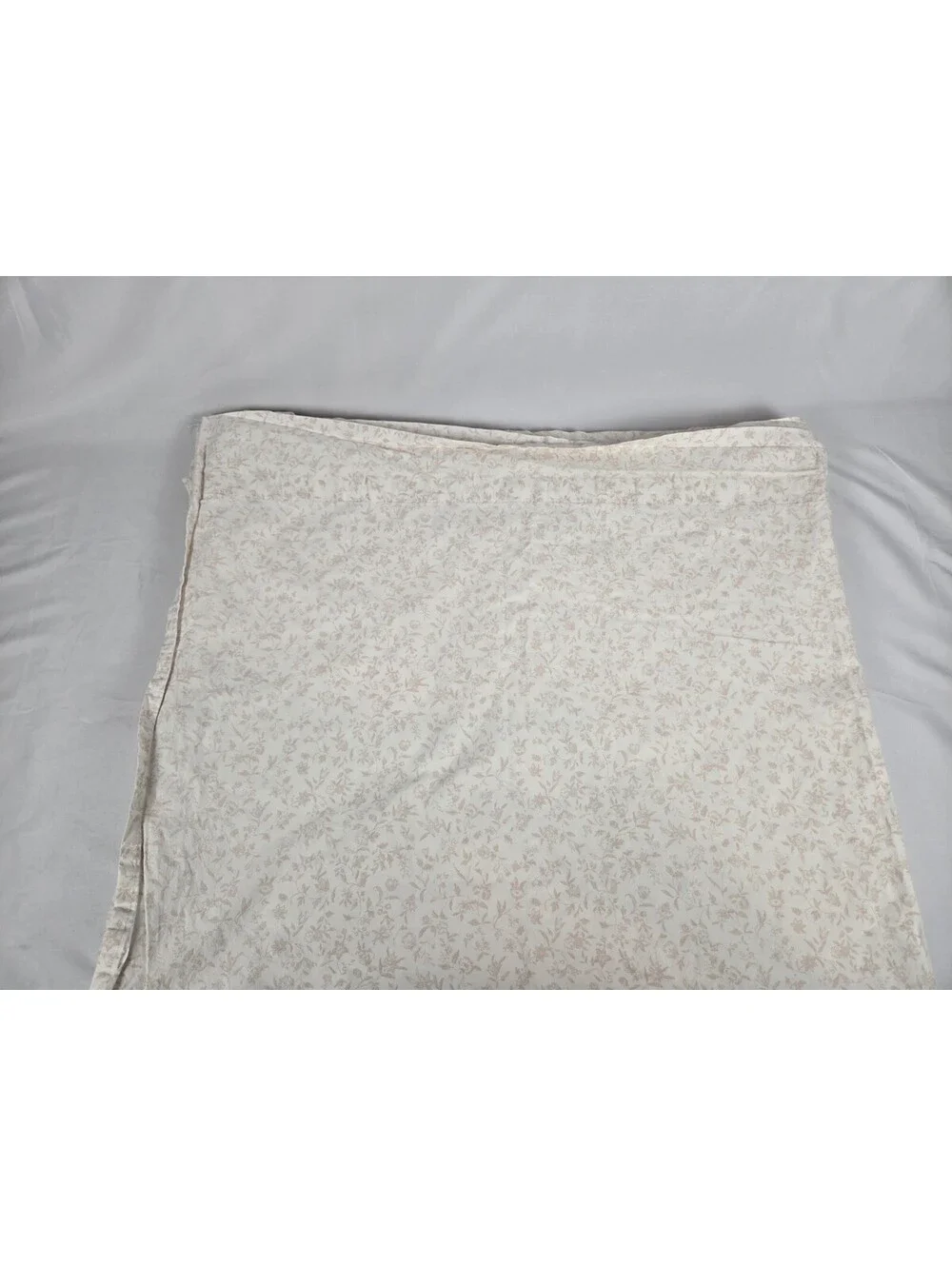 Lauren Ralph Lauren Light Pink Flower Flat Sheet Queen